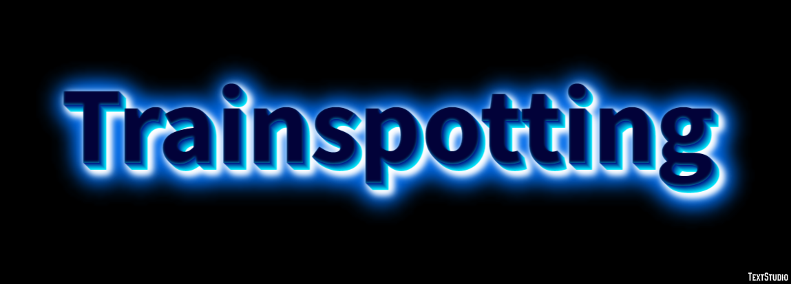 Trainspotting Text Effect