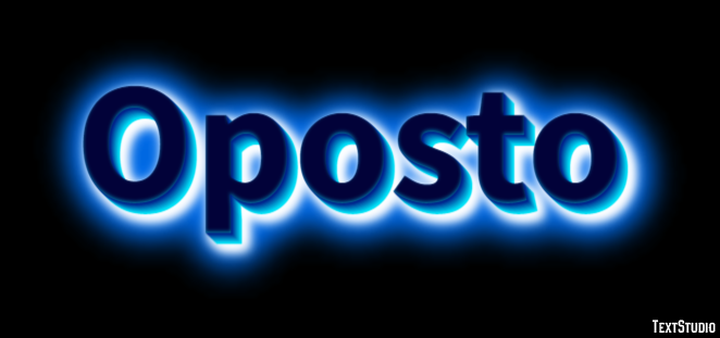 Oposto Efekt tekstowy