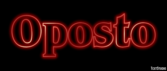 Oposto Efekt tekstowy