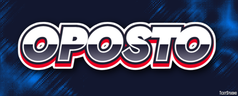 Oposto Efekt tekstowy