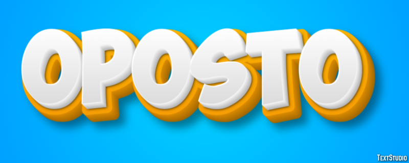 Oposto Efekt tekstowy