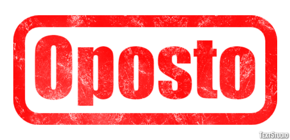Oposto Efekt tekstowy