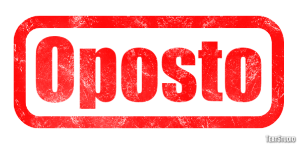 Oposto Efekt tekstowy