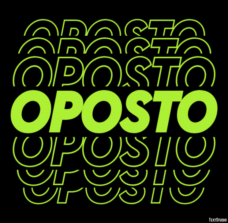 Oposto Efekt tekstowy