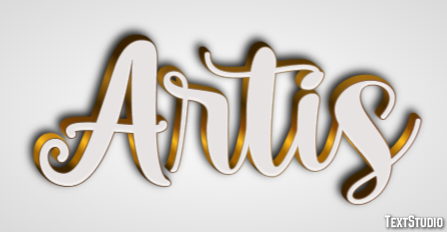 Artis Texteffekt