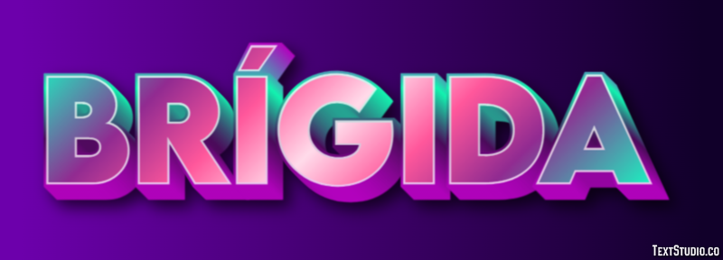 Brígida テキスト効果