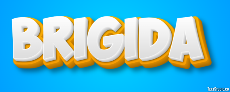 Brígida Efeito de texto