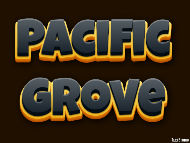Pacific Grove Effet de Texte