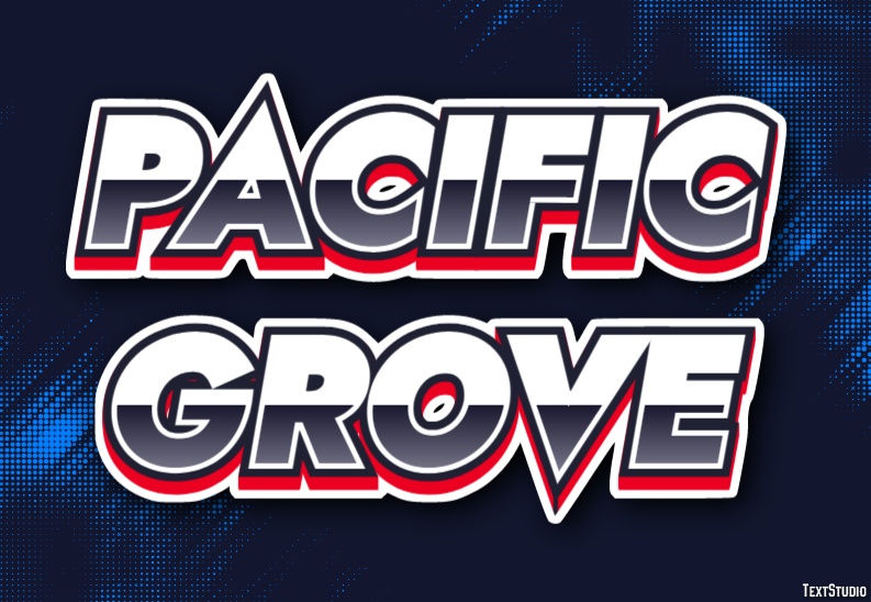 Pacific Grove Effet de Texte