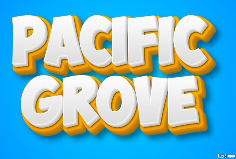 Pacific Grove Tekst Effect