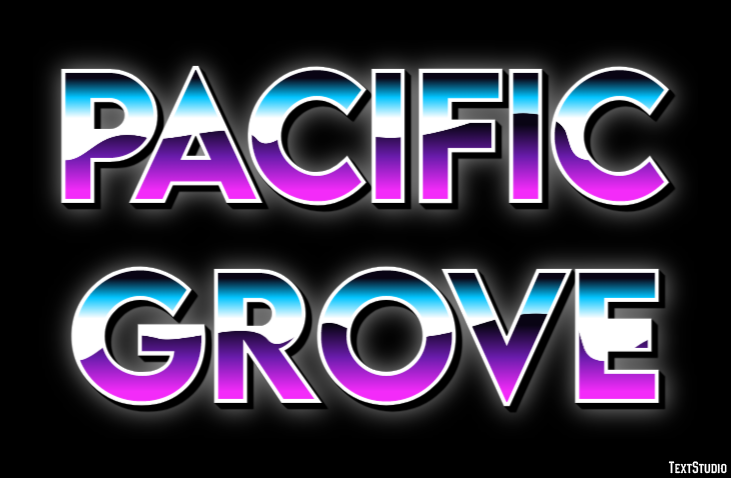 Pacific Grove Effet de Texte