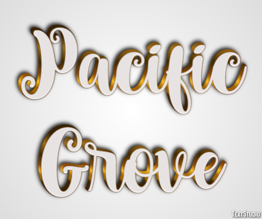 Pacific Grove Effet de Texte