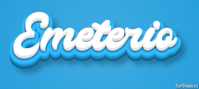 Emeterio Efecto de Texto