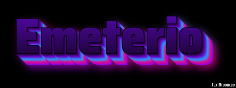 Emeterio Efecto de Texto