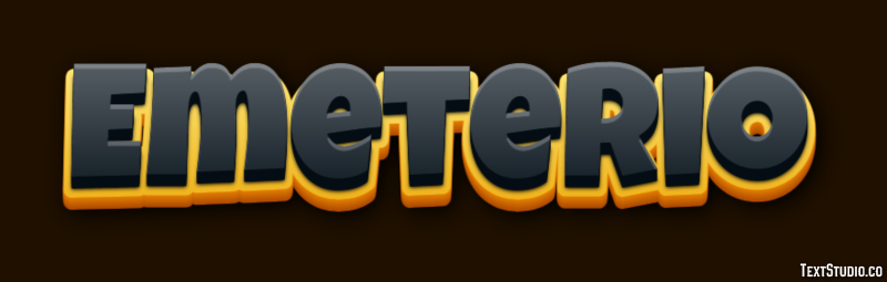 Emeterio Efecto de Texto