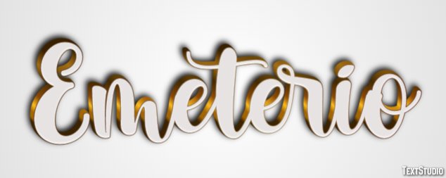 Emeterio Efecto de Texto
