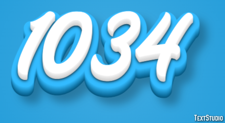 1034 Text Effect