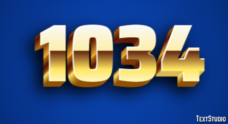 1034 Text Effect