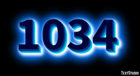1034 Text Effect