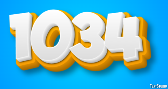 1034 Text Effect