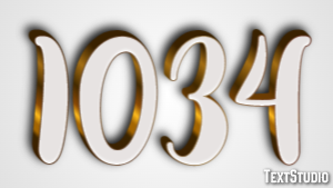 1034 Text Effect