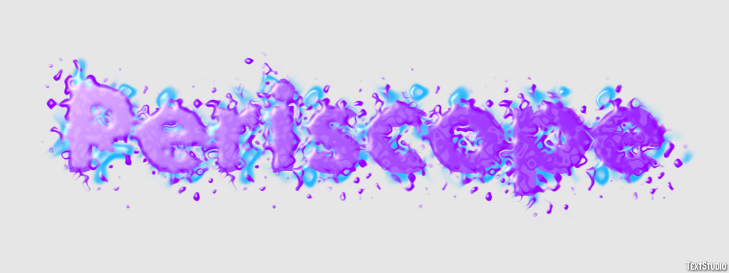 Periscope Effet de Texte