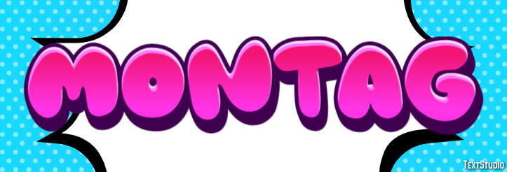 Montag Text effect