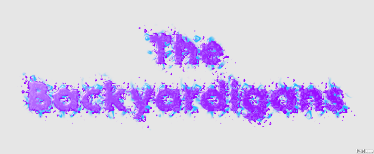 The Backyardigans Text Effect