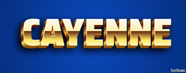 Cayenne Efekt tekstowy