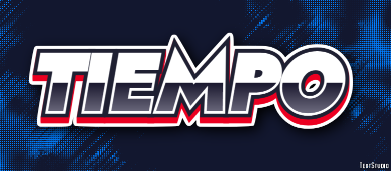 Tiempo Efeito de texto