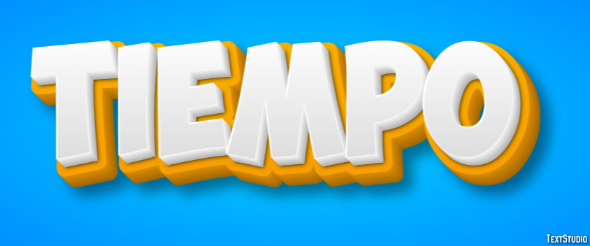 Tiempo Texteffekt