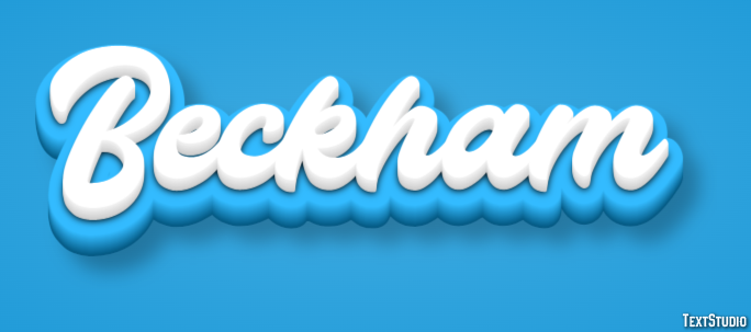 Beckham Text Effect