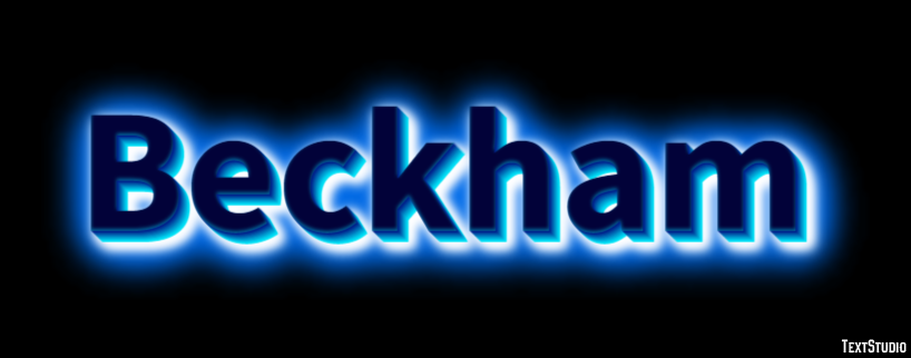 Beckham Effet de Texte