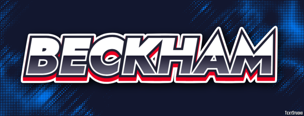 Beckham Text Effect