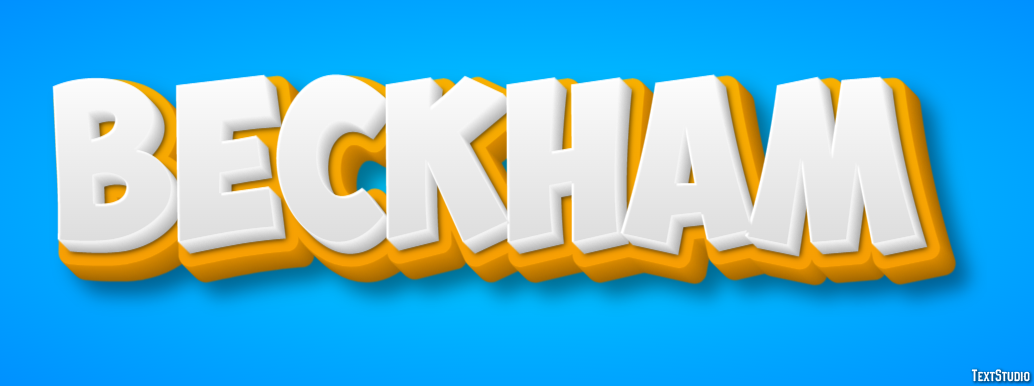 Beckham Text Effect