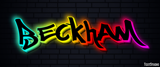 Beckham Text Effect