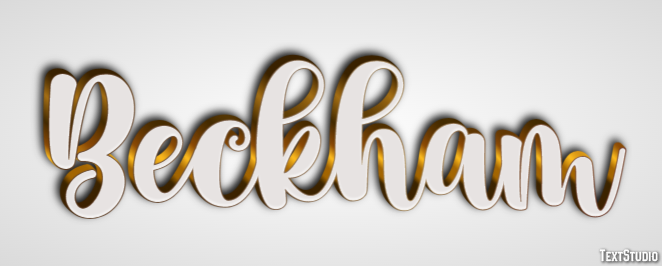 Beckham Effet de Texte