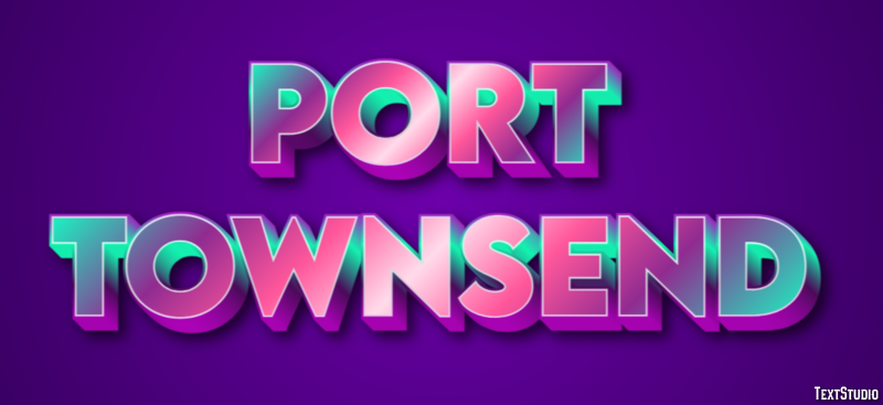 Port Townsend Effetto testo