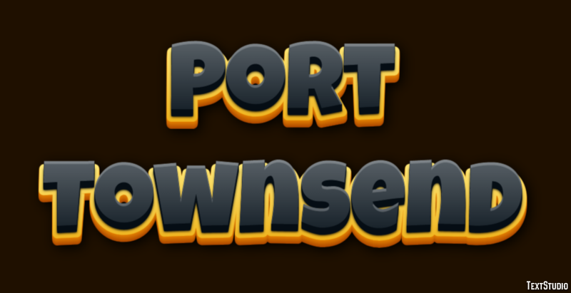 Port Townsend Texteffekt