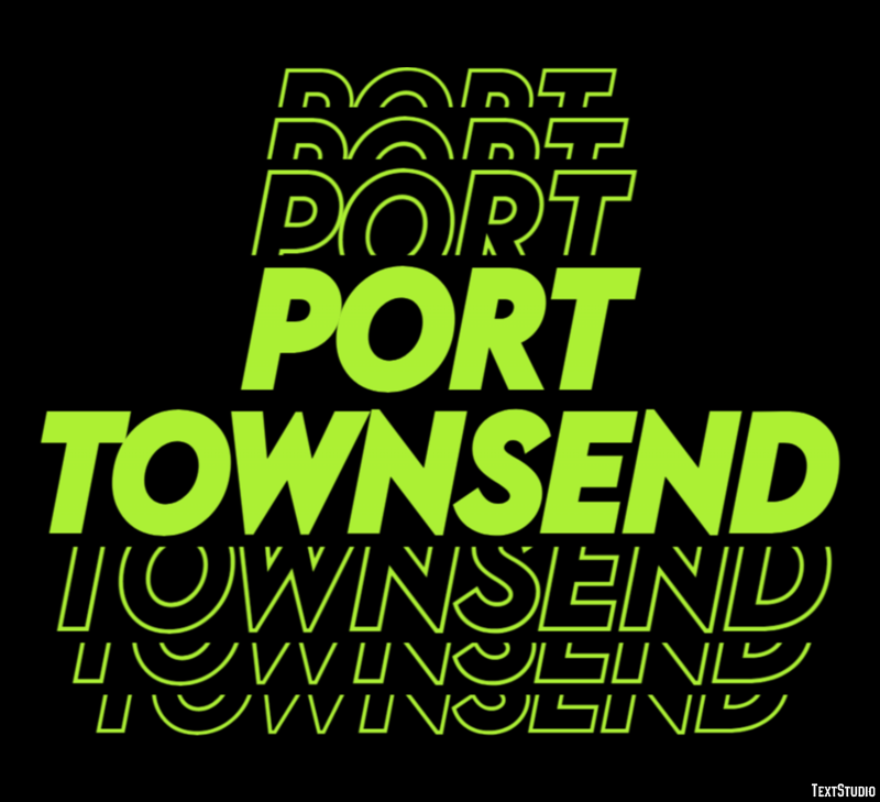 Port Townsend Texteffekt