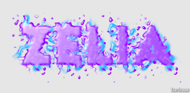 Zelia Effet de texte