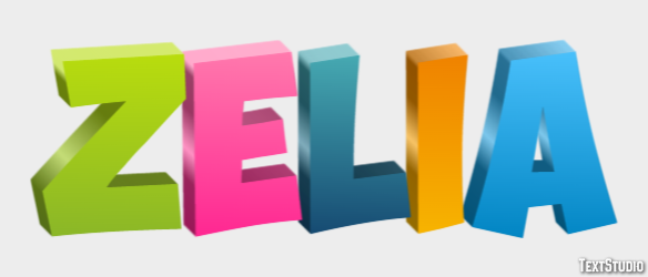 Zelia Effet de Texte