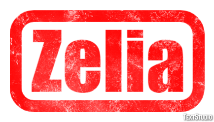 Zelia Effet de texte