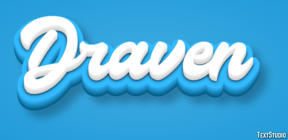 Draven Text Effect