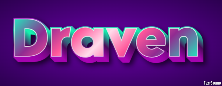 Draven Text Effect
