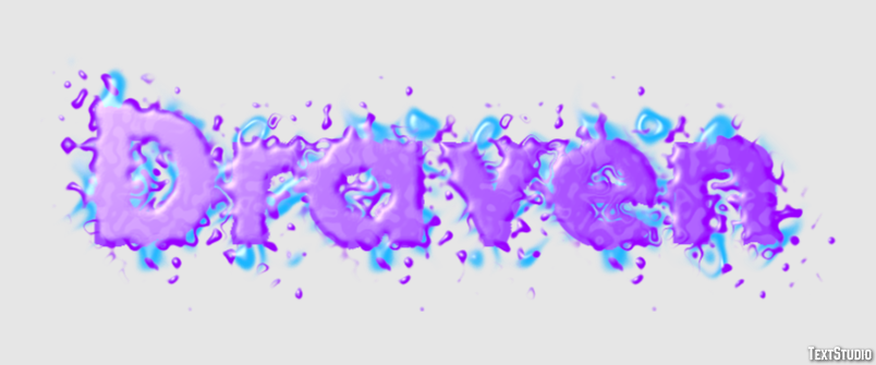 Draven Effet de texte