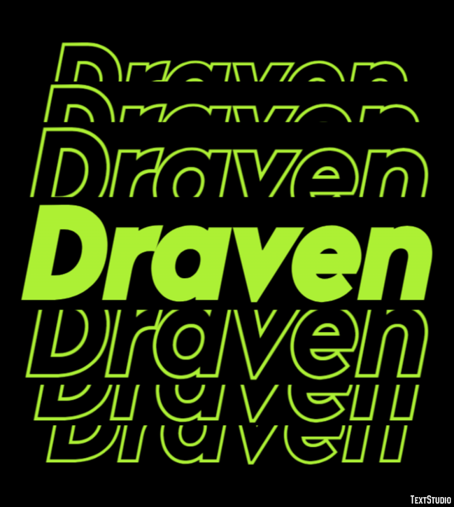 Draven Text Effect