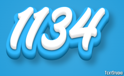 1134 Text Effect