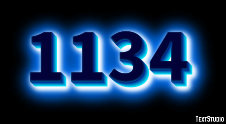 1134 Text Effect