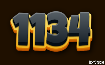 1134 Text Effect